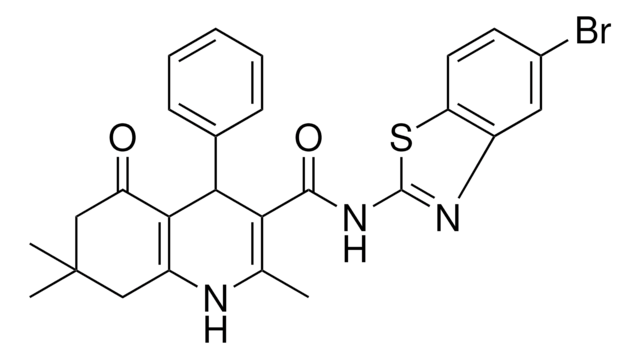 N-(5-BROMO-1,3-BENZOTHIAZOL-2-YL)-2,7,7-TRIMETHYL-5-OXO-4-PHENYL-1,4,5,6,7,8-HEXAHYDRO-3-QUINOLINECARBOXAMIDE AldrichCPR