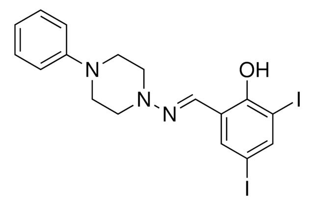 2,4-DIIODO-6-(((4-PHENYL-1-PIPERAZINYL)IMINO)METHYL)PHENOL AldrichCPR