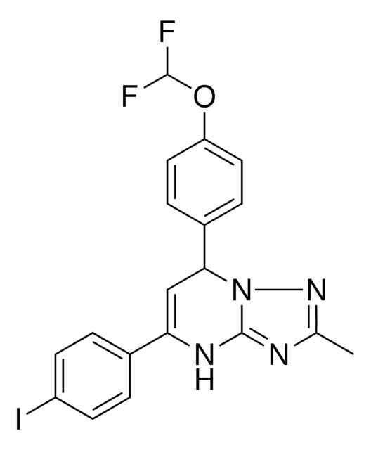 DIFLUOROMETHYL 4-[5-(4-IODOPHENYL)-2-METHYL-4,7-DIHYDRO[1,2,4]TRIAZOLO[1,5-A]PYRIMIDIN-7-YL]PHENYL ETHER AldrichCPR