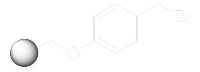 JandaJel&#8482;-4-benzyloxybenzyl bromide 50-100&#160;mesh, extent of labeling: 0.8-1.2&#160;mmol/g loading, 1&#160;% cross-linked