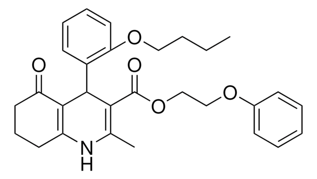 2-PHENOXYETHYL 4-(2-BUTOXYPHENYL)-2-METHYL-5-OXO-1,4,5,6,7,8-HEXAHYDRO-3-QUINOLINECARBOXYLATE AldrichCPR