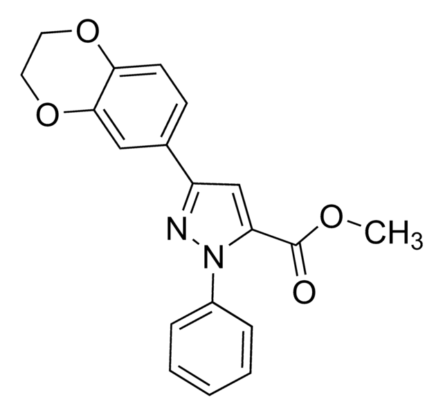 Methyl 3-(2,3-dihydrobenzo[b][1,4]dioxin-6-yl)-1-phenyl-1H-pyrazole-5-carboxylate AldrichCPR