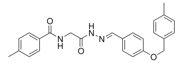 4-ME-N-(2-(2-(4-((4-METHYLBENZYL)OXY)BENZYLIDENE)HYDRAZINO)-2-OXOETHYL ...