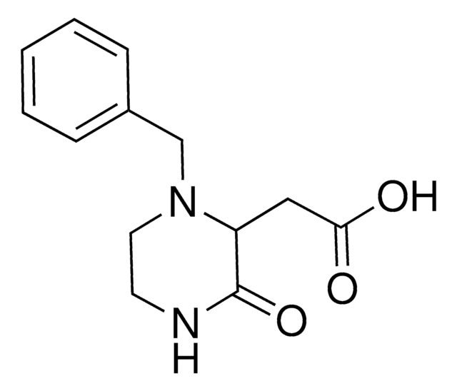 (1-Benzyl-3-oxo-2-piperazinyl)acetic acid