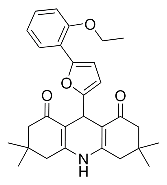 9-(5-(2-ETHOXYPHENYL)-2-FURYL)-3,3,6,6-TETRAMETHYL-3,4,6,7,9,10-HEXAHYDRO-1,8(2H,5H)-ACRIDINEDIONE AldrichCPR