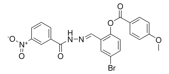 4-BROMO-2-(2-(3-NITROBENZOYL)CARBOHYDRAZONOYL)PHENYL 4-METHOXYBENZOATE AldrichCPR