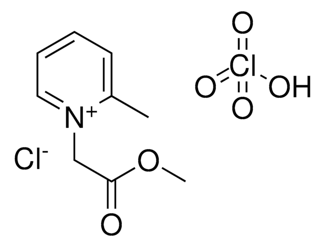 1-(2-METHOXY-2-OXOETHYL)-2-METHYLPYRIDINIUM CHLORIDE COMPOUND WITH PERCHLORIC ACID AldrichCPR