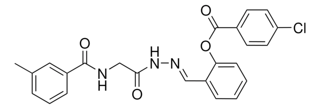 2-(2-(((3-METHYLBENZOYL)AMINO)ACETYL)CARBOHYDRAZONOYL)PHENYL 4-CHLOROBENZOATE AldrichCPR