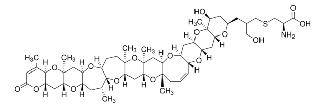 S-Desoxybrevetoxin B2 solution 20&#160;&#956;g/g in methanol (nominal concentration), certified reference material, TraceCERT&#174;, Manufactured by: Sigma-Aldrich Production GmbH, Switzerland