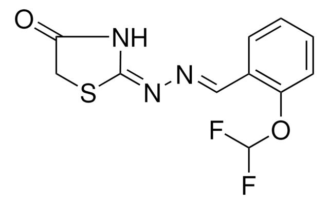 2-(DIFLUOROMETHOXY)BENZALDEHYDE (4-OXO-1,3-THIAZOLIDIN-2-YLIDENE)HYDRAZONE AldrichCPR