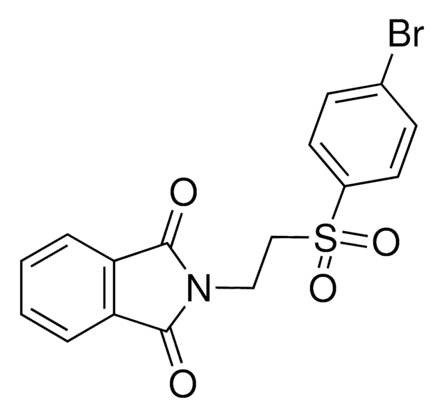 2-{2-[(4-bromophenyl)sulfonyl]ethyl}-1H-isoindole-1,3(2H)-dione AldrichCPR