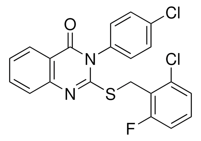 2-((2-CHLORO-6-FLUOROBENZYL)THIO)-3-(4-CHLOROPHENYL)-4(3H)-QUINAZOLINONE AldrichCPR