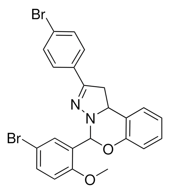 4-BR-2-(2-(4-BR-PH)-1,10B-DIHYDROPYRAZOLO(1,5-C)(1,3)BENZOXAZIN-5-YL)PH ME ETHER AldrichCPR