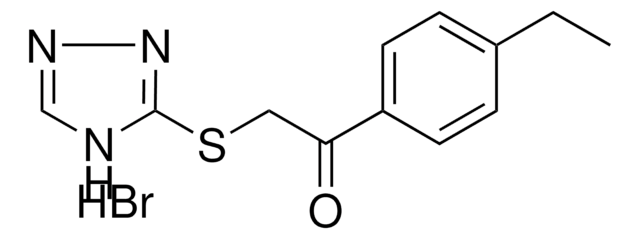 1-(4-ETHYLPHENYL)-2-(4H-1,2,4-TRIAZOL-3-YLTHIO)ETHANONE HYDROBROMIDE AldrichCPR