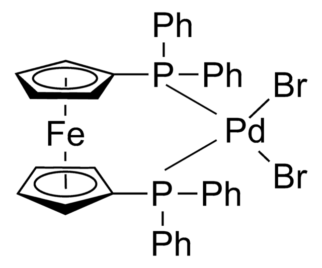 Dibromo[1,1&#8242;-bis(diphenylphosphino)ferrocene]palladium(II) 95%