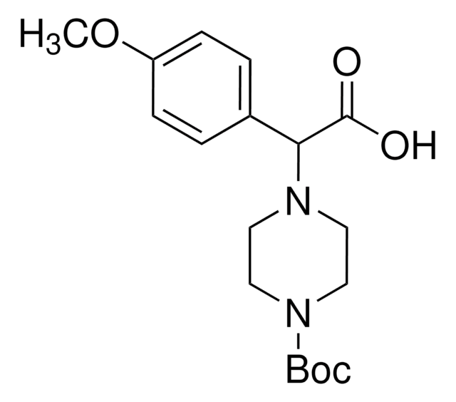 2-(4-Boc-piperazino)-2-(4-methoxyphenyl)acetic acid purum, &#8805;97.0% (HPLC)