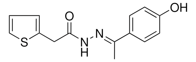 N'-(1-(4-HYDROXYPHENYL)ETHYLIDENE)-2-(2-THIENYL)ACETOHYDRAZIDE AldrichCPR