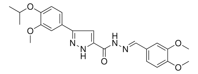 N'-[(E)-(3,4-DIMETHOXYPHENYL)METHYLIDENE]-3-(4-ISOPROPOXY-3-METHOXYPHENYL)-1H-PYRAZOLE-5-CARBOHYDRAZIDE AldrichCPR