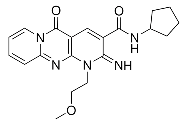 N-CYCLOPENTYL-2-IMINO-1-(2-METHOXYETHYL)-5-OXO-1,5-DIHYDRO-2H-DIPYRIDO[1,2-A:2,3-D]PYRIMIDINE-3-CARBOXAMIDE AldrichCPR