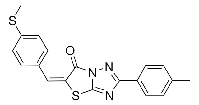 (5E)-2-(4-METHYLPHENYL)-5-[4-(METHYLSULFANYL)BENZYLIDENE][1,3]THIAZOLO[3,2-B][1,2,4]TRIAZOL-6(5H)-ONE AldrichCPR