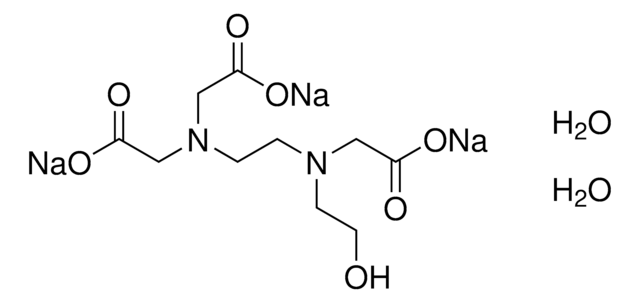 Sodium 2,2&#8242;-((2-((carboxylatomethyl)(2-hydroxyethyl)amino)ethyl)azanediyl)diacetate dihydrate AldrichCPR