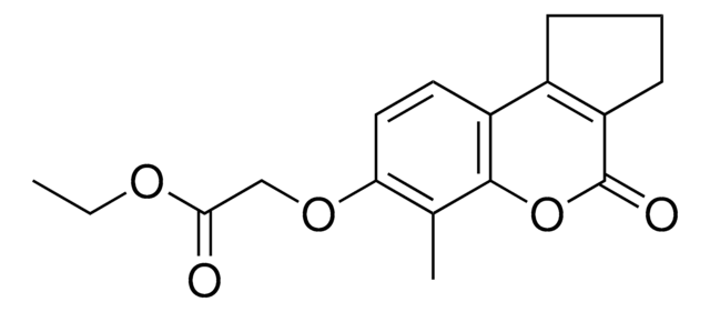 ETHYL ((6-METHYL-4-OXO-1,2,3,4-TETRAHYDROCYCLOPENTA(C)CHROMEN-7-YL)OXY)ACETATE AldrichCPR