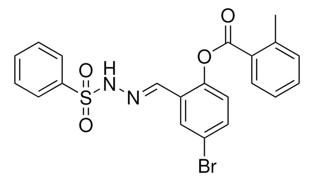 4-BROMO-2-(2-(PHENYLSULFONYL)CARBOHYDRAZONOYL)PHENYL 2-METHYLBENZOATE AldrichCPR