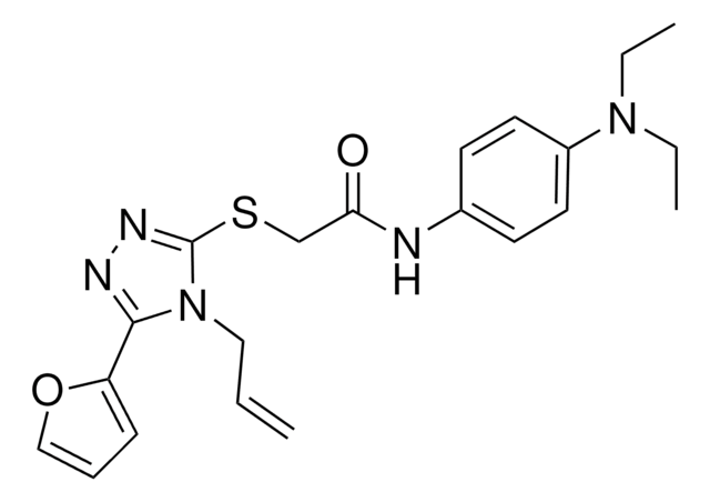 2-{[4-ALLYL-5-(2-FURYL)-4H-1,2,4-TRIAZOL-3-YL]SULFANYL}-N-[4-(DIETHYLAMINO)PHENYL]ACETAMIDE AldrichCPR