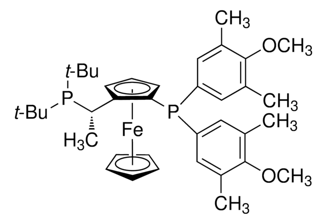 (S)-1-[(RP)-2-[Bis(4-methoxy-3,5-dimethylphenyl)phosphino]ferrocenyl}ethyldi-tert-butylphosphine &#8805;97%