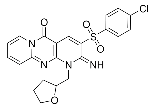 3-[(4-CHLOROPHENYL)SULFONYL]-2-IMINO-1-(TETRAHYDRO-2-FURANYLMETHYL)-1,2-DIHYDRO-5H-DIPYRIDO[1,2-A:2,3-D]PYRIMIDIN-5-ONE AldrichCPR