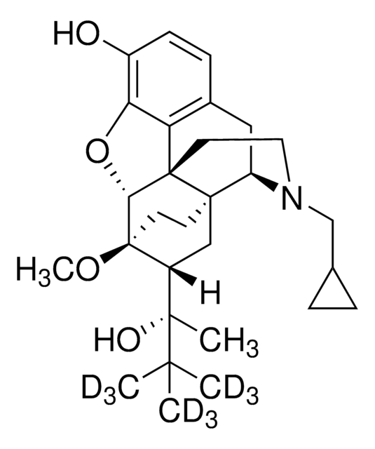 Buprenorphine-D9 solution 1&#160;mg/mL in methanol, certified reference material, ampule of 1&#160;mL, Cerilliant&#174;