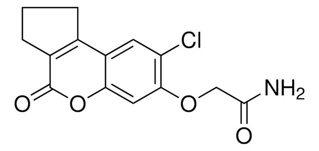 2-(8-CHLORO-4-OXO-1,2,3,4-TETRAHYDRO-CYCLOPENTA(C)CHROMEN-7-YLOXY)-ACETAMIDE AldrichCPR