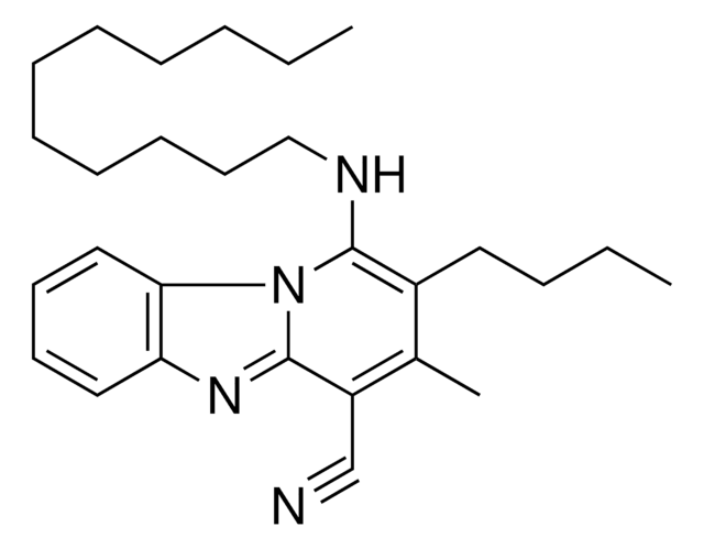 2-BUTYL-3-METHYL-1-(UNDECYLAMINO)PYRIDO(1,2-A)BENZIMIDAZOLE-4-CARBONITRILE AldrichCPR