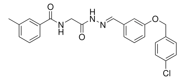 N-(2-(2-(3-((4-CL-BENZYL)OXY)BENZYLIDENE)HYDRAZINO)-2-OXOETHYL)-3-ME ...