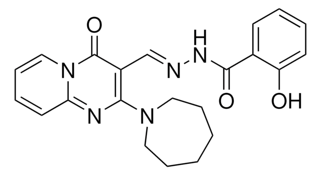 N'-{(E)-[2-(1-AZEPANYL)-4-OXO-4H-PYRIDO[1,2-A]PYRIMIDIN-3-YL]METHYLIDENE}-2-HYDROXYBENZOHYDRAZIDE AldrichCPR