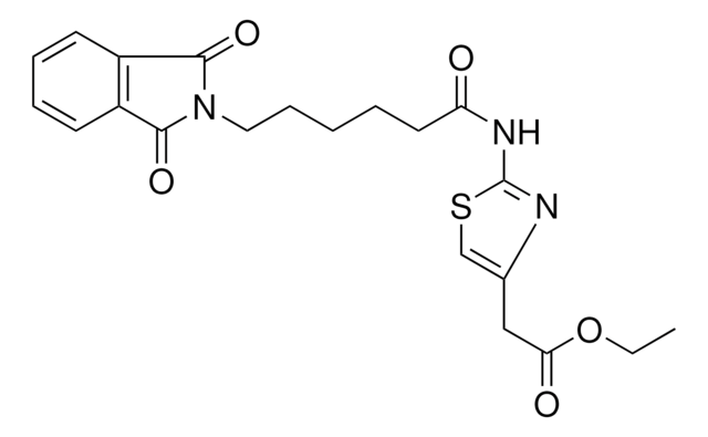 ETHYL (2-{[6-(1,3-DIOXO-1,3-DIHYDRO-2H-ISOINDOL-2-YL)HEXANOYL]AMINO}-1,3-THIAZOL-4-YL)ACETATE AldrichCPR