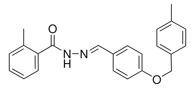 2-METHYL-N'-(4-((4-METHYLBENZYL)OXY)BENZYLIDENE)BENZOHYDRAZIDE AldrichCPR