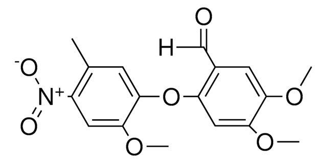 4,5-DIMETHOXY-2-(2-METHOXY-5-METHYL-4-NITRO-PHENOXY)-BENZALDEHYDE AldrichCPR