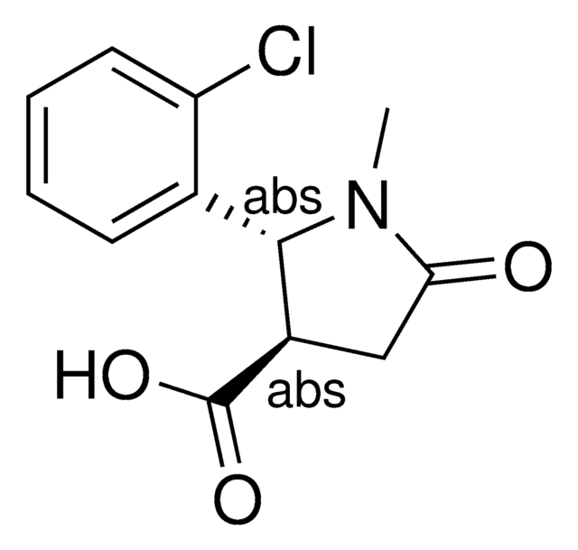 (2R,3R)-2-(2-Chlorophenyl)-1-methyl-5-oxo-3-pyrrolidinecarboxylic acid AldrichCPR