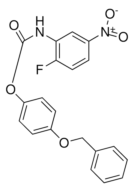 4-(BENZYLOXY)PHENYL N-(2-FLUORO-5-NITROPHENYL)CARBAMATE AldrichCPR