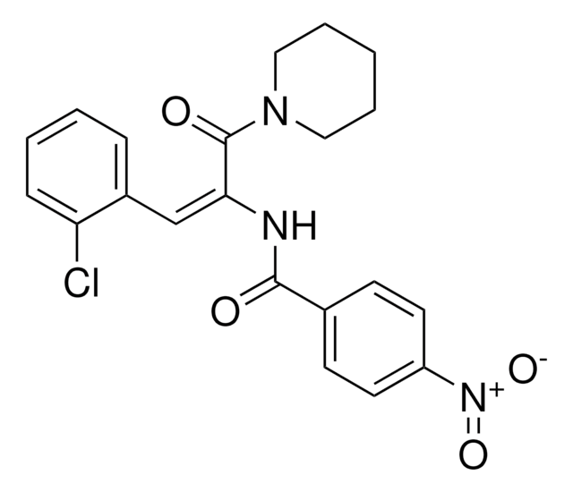 N-(2-(2-CHLORO-PHENYL)-1-(PIPERIDINE-1-CARBONYL)-VINYL)-4-NITRO-BENZAMIDE AldrichCPR