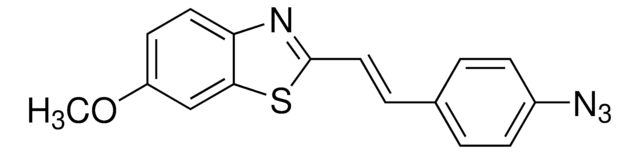 2-[(1E)-2-(4-Azidophenyl)ethenyl]-6-methoxybenzothiazole azide clickable fluorogenic marker 453