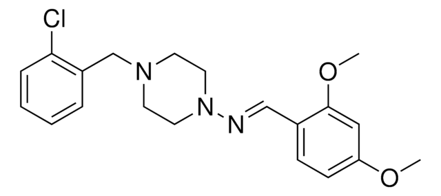 (4-(2-CHLORO-BENZYL)-PIPERAZIN-1-YL)-(2,4-DIMETHOXY-BENZYLIDENE)-AMINE AldrichCPR