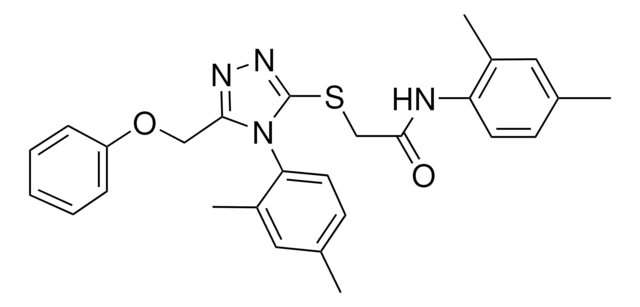 N-(2,4-DIMETHYLPHENYL)-2-{[4-(2,4-DIMETHYLPHENYL)-5-(PHENOXYMETHYL)-4H-1,2,4-TRIAZOL-3-YL]SULFANYL}ACETAMIDE AldrichCPR