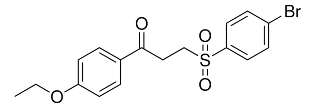 3-((4-BROMOPHENYL)SULFONYL)-1-(4-ETHOXYPHENYL)-1-PROPANONE AldrichCPR