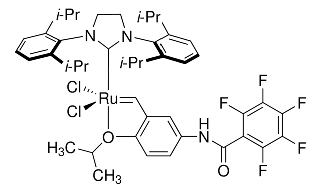 Dichloro[1,3-bis(2,6-diisopropylphenyl)-2-imidazolidinylidene][(2-isopropoxy)(5-pentafluorobenzoylamino)benzylidene]ruthenium(II)