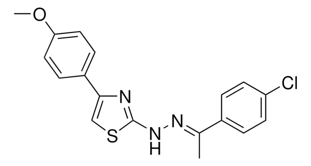 1-(4-CHLOROPHENYL)ETHANONE [4-(4-METHOXYPHENYL)-1,3-THIAZOL-2-YL]HYDRAZONE AldrichCPR