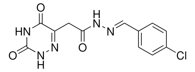 N'-[(E)-(4-CHLOROPHENYL)METHYLIDENE]-2-(3,5-DIOXO-2,3,4,5-TETRAHYDRO-1,2,4-TRIAZIN-6-YL)ACETOHYDRAZIDE AldrichCPR