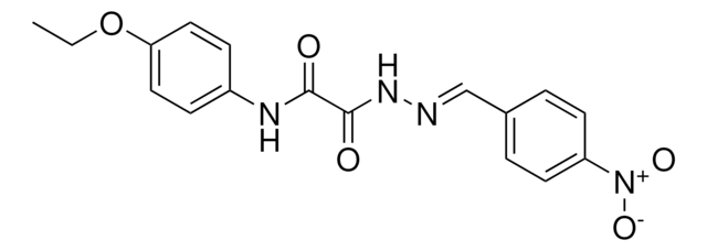 N-(4-ETHOXYPHENYL)-2-(2-(4-NITROBENZYLIDENE)HYDRAZINO)-2-OXOACETAMIDE AldrichCPR