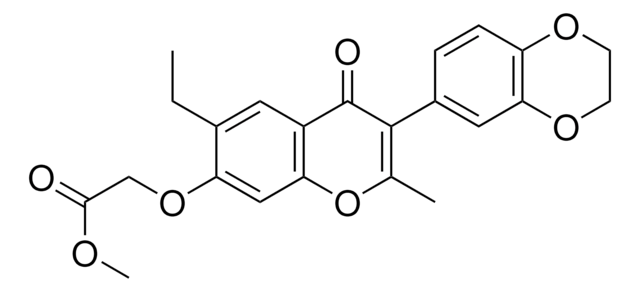 METHYL {[3-(2,3-DIHYDRO-1,4-BENZODIOXIN-6-YL)-6-ETHYL-2-METHYL-4-OXO-4H-CHROMEN-7-YL]OXY}ACETATE AldrichCPR